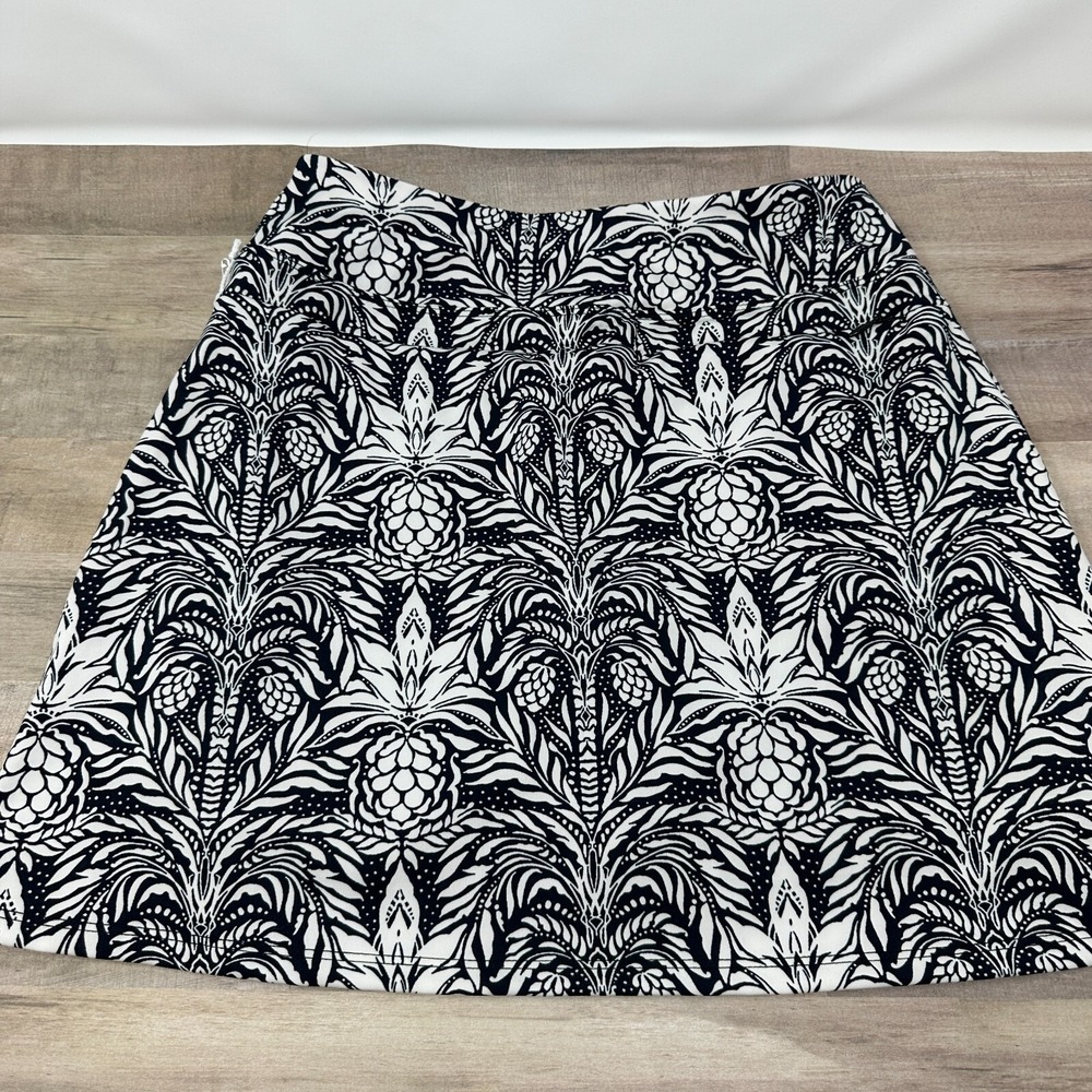 NWT~Tommy Bahama Active Size X-Small Black/White Pineapple‎ Print~Skort~Pockets - Picture 11 of 11